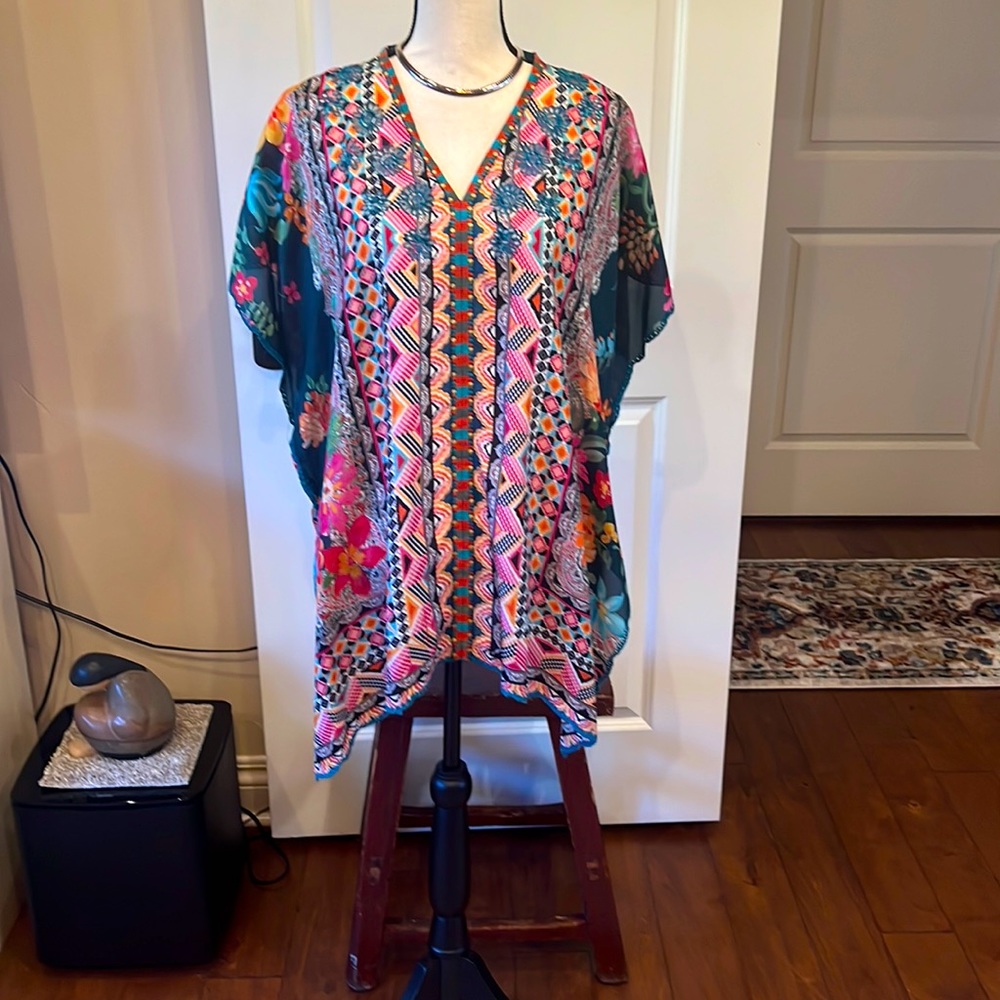 Johnny Was Silk Tunic
